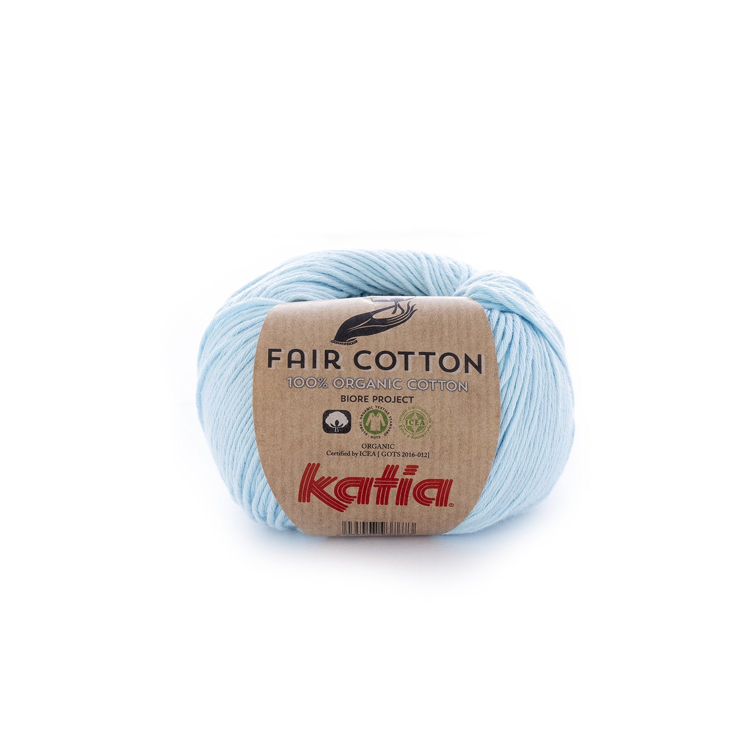 Hilo de algodón orgánico Fair Cotton de Katia - 100% algodón orgánico con certificación GOTS