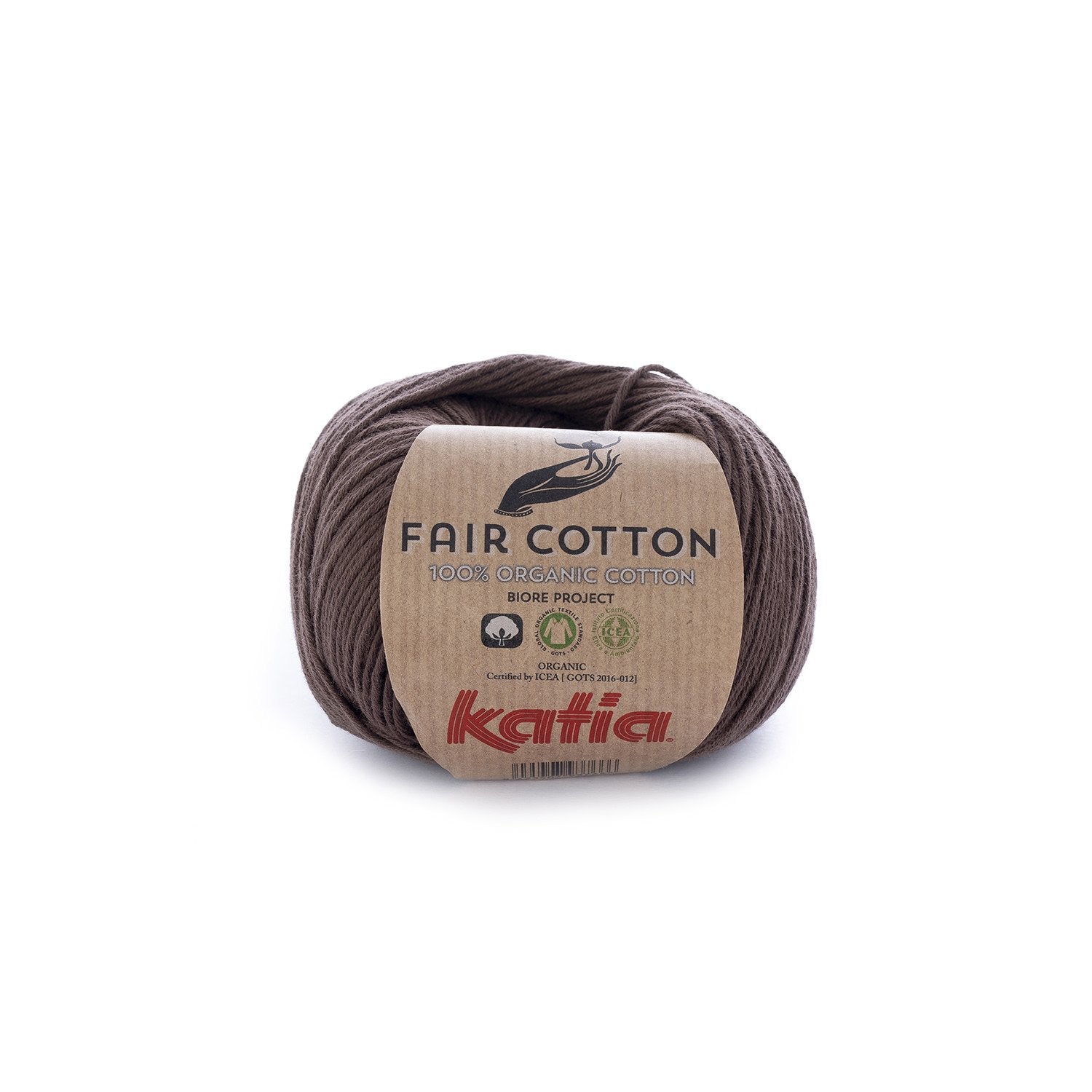 Hilo de algodón orgánico Fair Cotton de Katia - 100% algodón orgánico con certificación GOTS