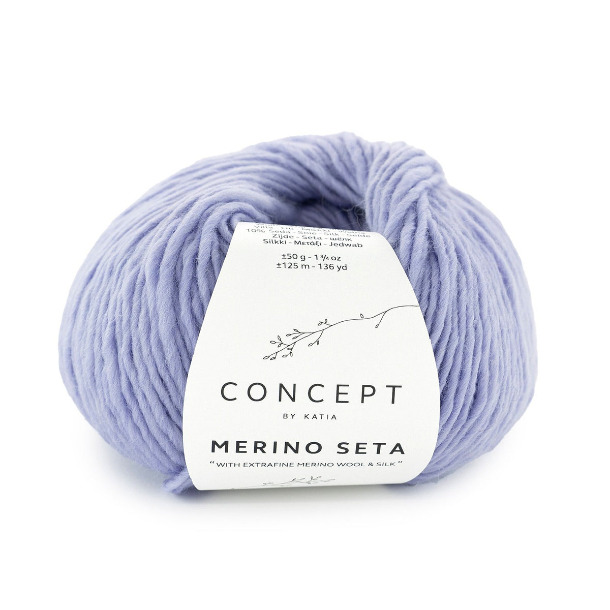 Merino Seta de Katia - Lana y seda de 50 g