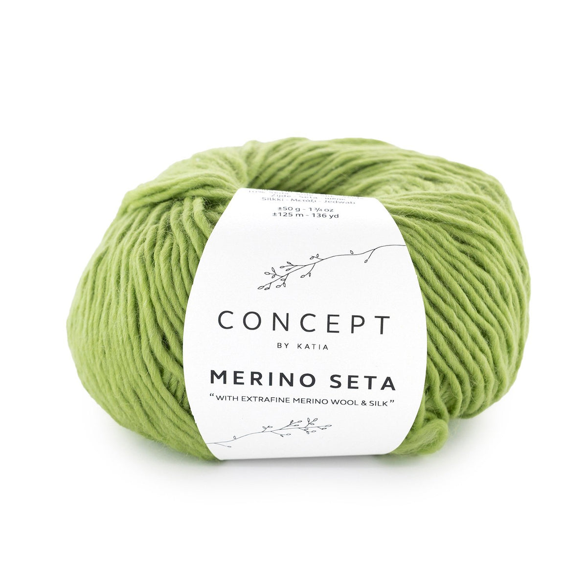 Merino Seta de Katia - Lana y seda de 50 g