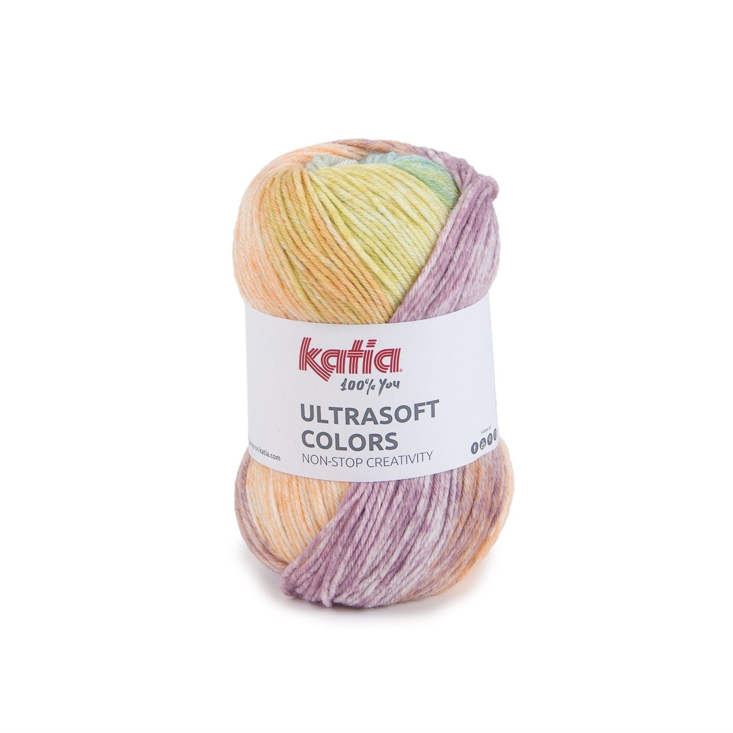 Ultrasoft Colors - Hilo Estampado Suave y Esponjoso para Tejer y Ganchillo