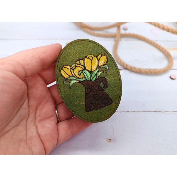 Estuche de Agujas KF056/120G “Tulipanes” de Wizardi