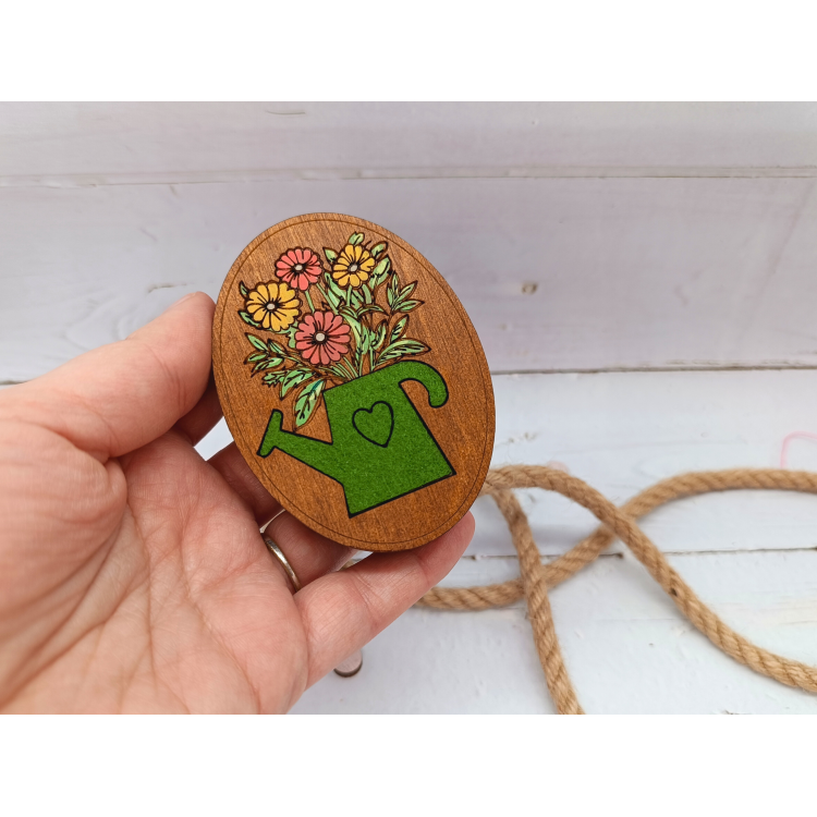 Estuche para agujas KF056/121P “Flores multicolor” – Kind Fox de Wizardi