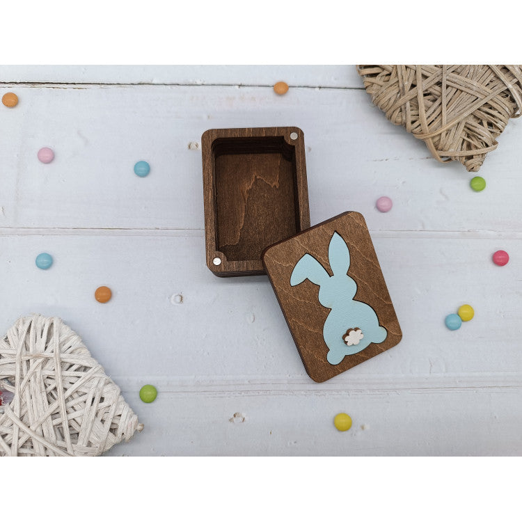 Holzkiste mit Hasenmotiv KF057/31 von Wizardi