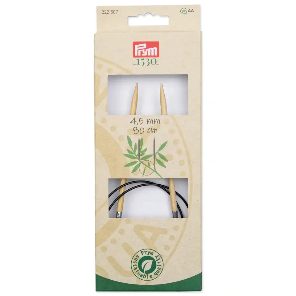 Prym 1530 Bamboo Circular Knitting Needles - Quality, Comfort and Sustainability