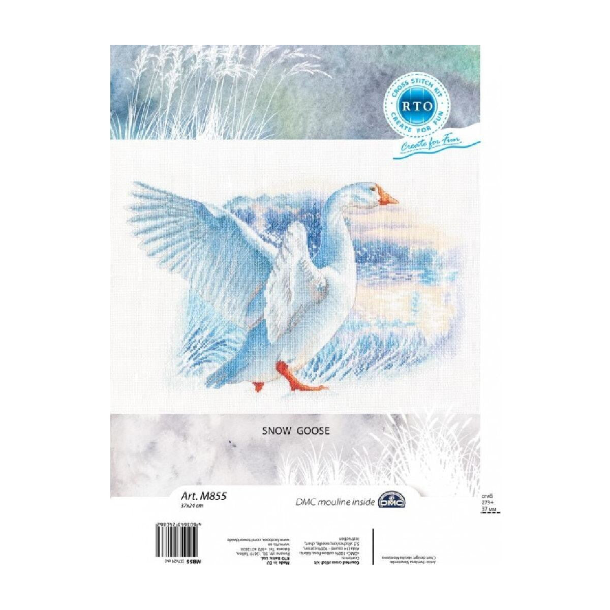 Cross stitch kit. Snow Goose - M855 RTO