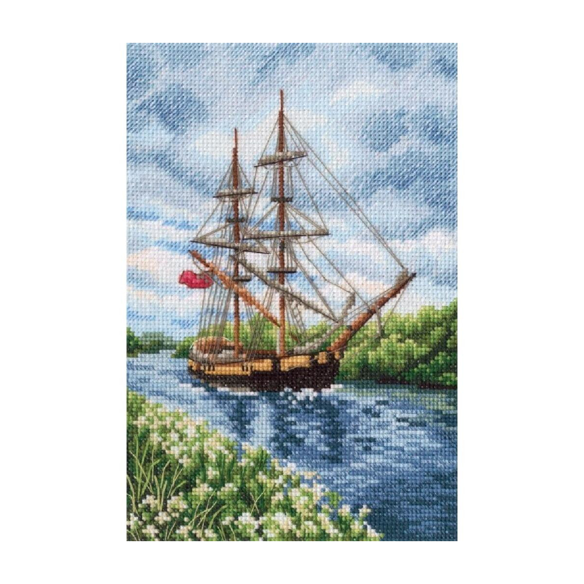 Cross stitch kit. With a taste of salt, wind and sun. Ship - M853 RTO