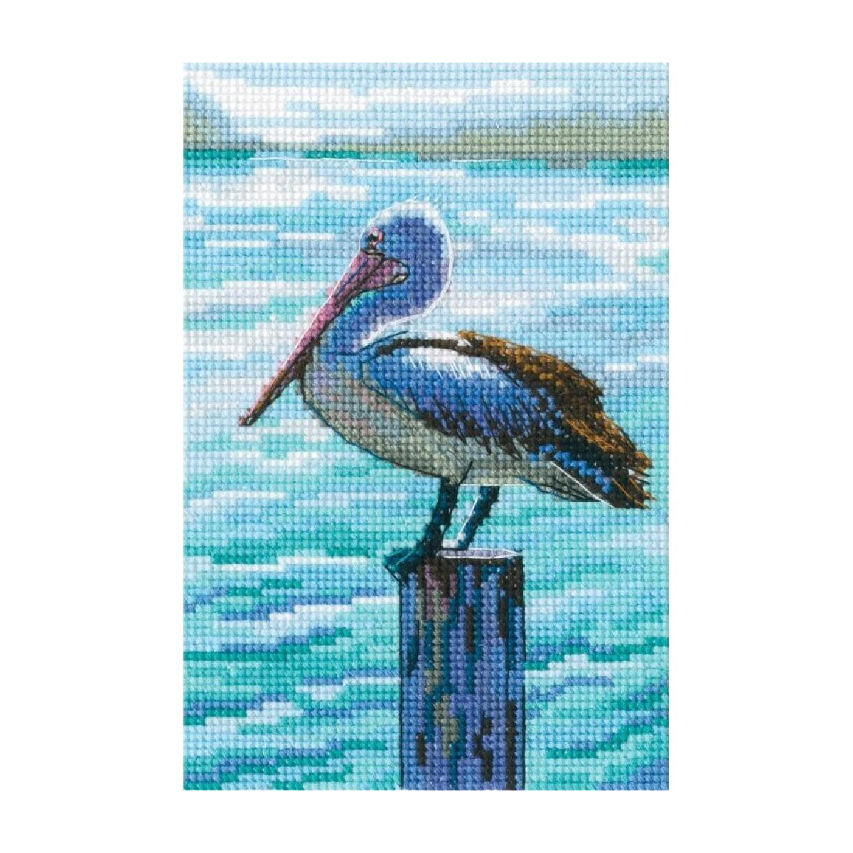 Cross stitch kit. Pelican - C336 RTO