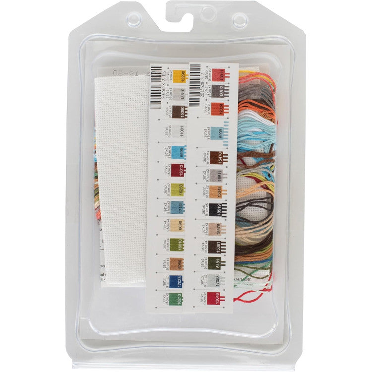 Kit de Punto de Cruz "Dockside" 70-65230 de Dimensions Petite Gold Collection