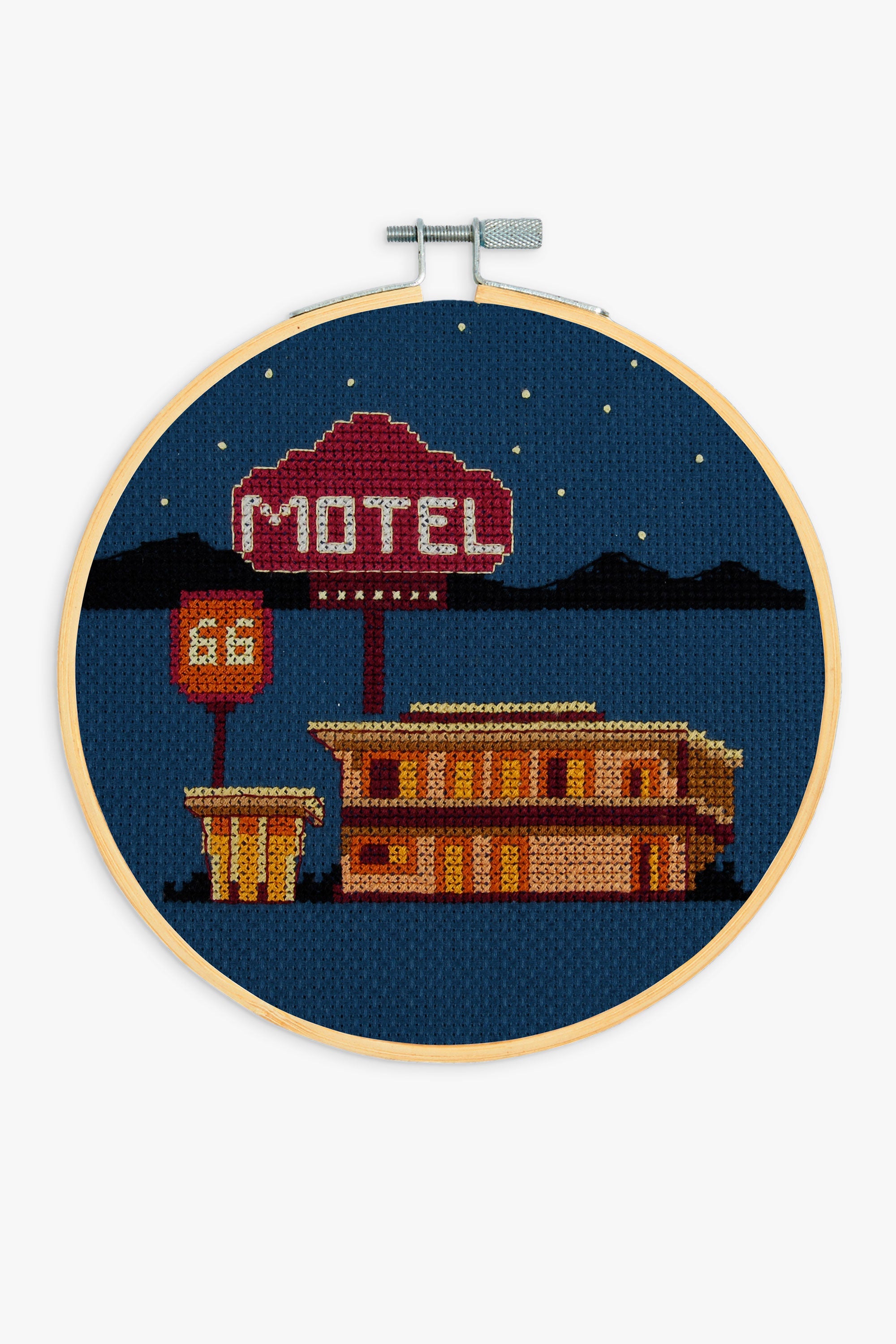 Motel American Dream - DMC Cross Stitch Kit