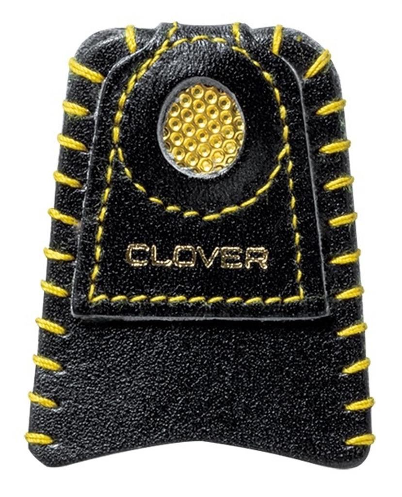 Limited Edition Leather Coin Thimble "Clover 6015", Medium Size