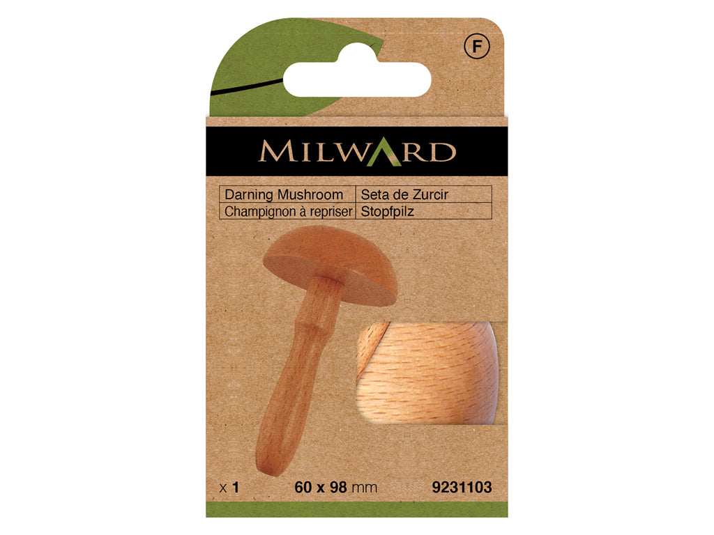 Wooden Darning Mushroom - Milward Textile Repair Tool