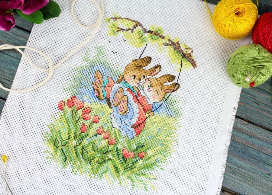 Cross stitch kit "Winged Swing" SM-765 MP Studia