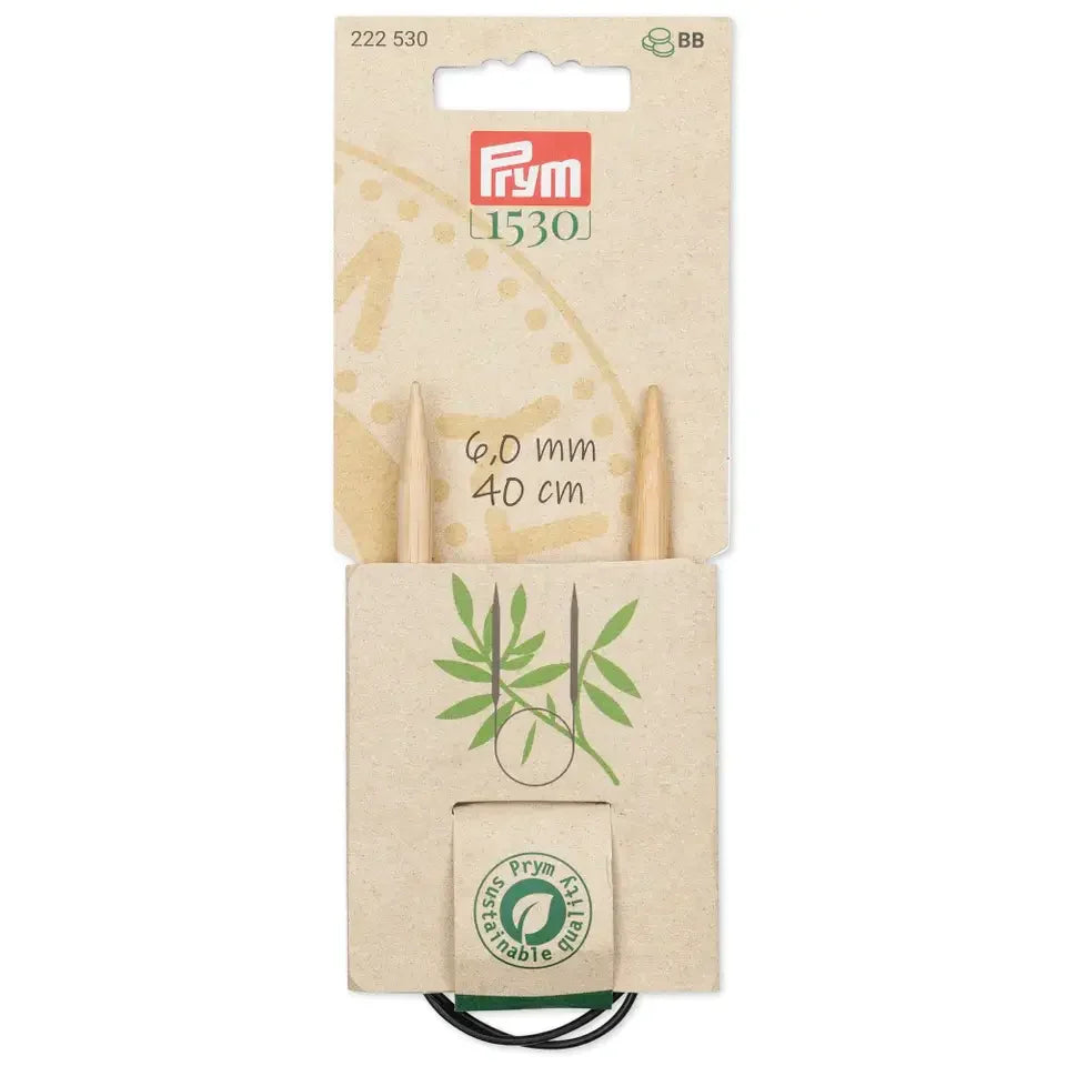 Prym 1530 Bamboo Circular Knitting Needles - Quality, Comfort and Sustainability