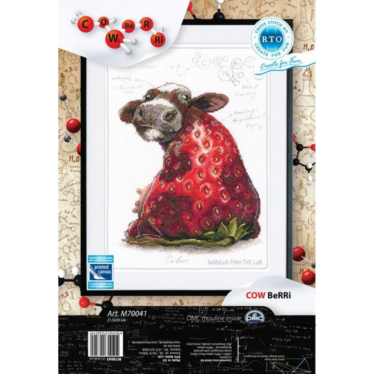 Cross stitch kit. Cow Berry - M70041 RTO