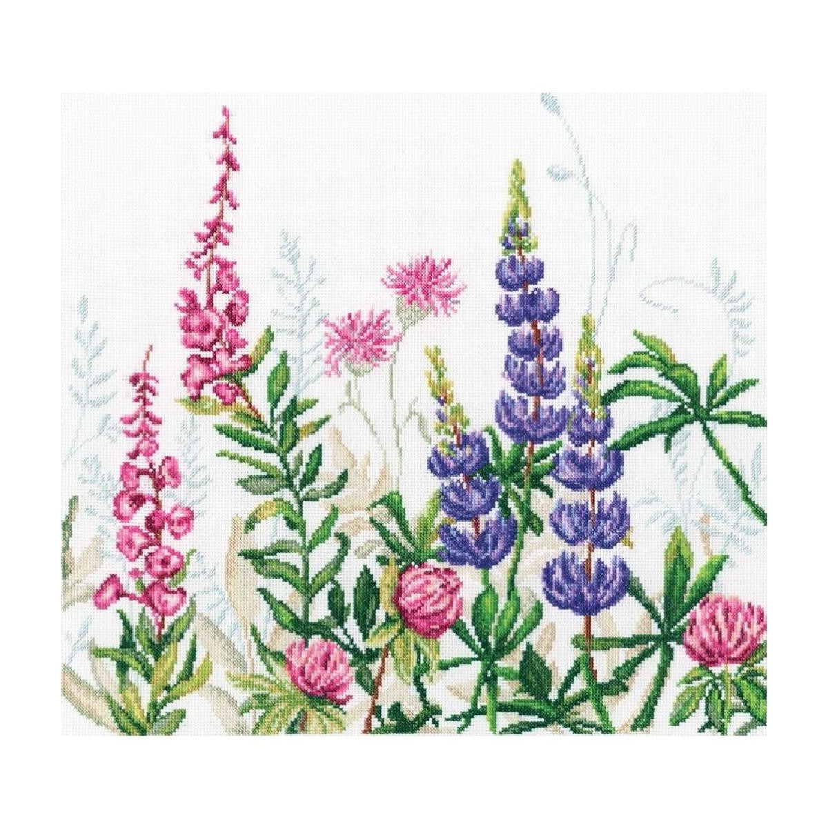 Cross stitch kit. Lupins - CU073 RTO