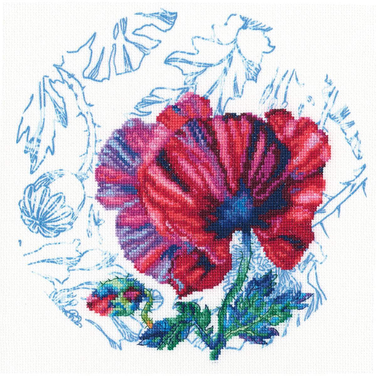 Cross stitch kit. Scottish Watercolors - M70037 RTO