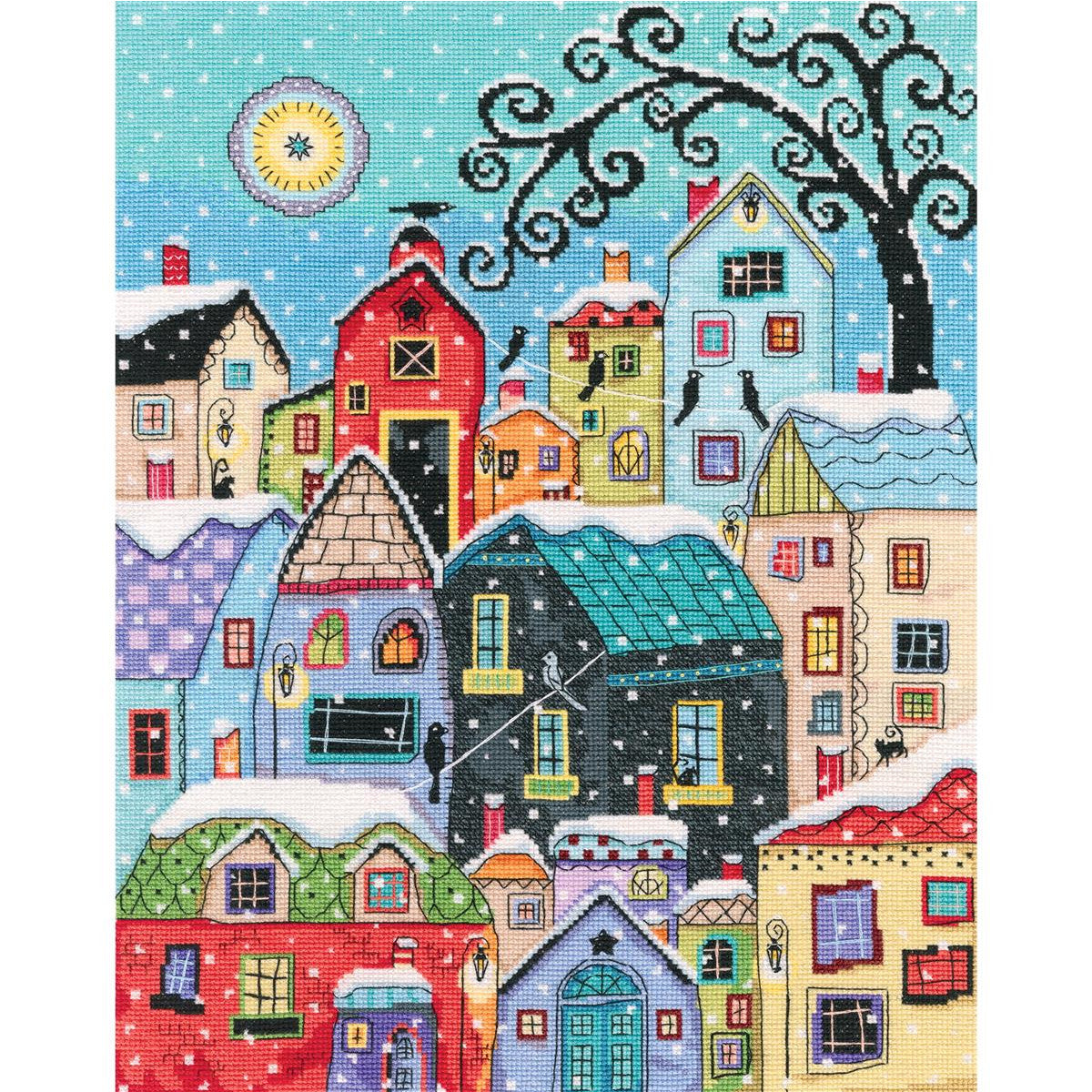 Cross stitch kit. Falling Snow - M654 RTO