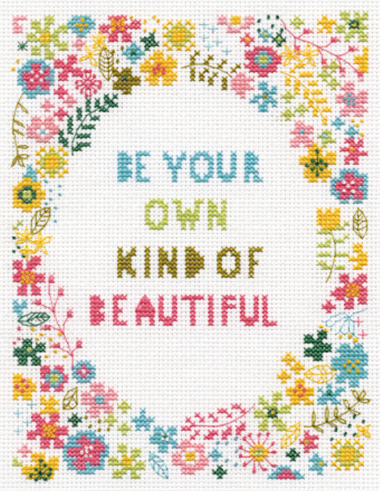 Own Kind of Beautiful – 72-75462 Dimensions – Kreuzstichset