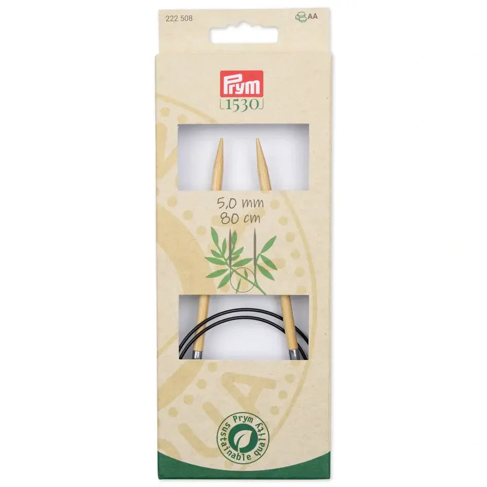 Prym 1530 Bamboo Circular Knitting Needles - Quality, Comfort and Sustainability