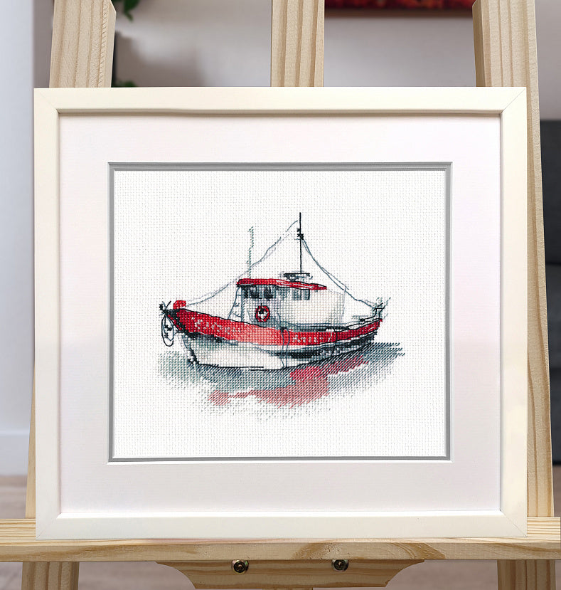 Cross stitch kit "Boat-1" 1620 Oven