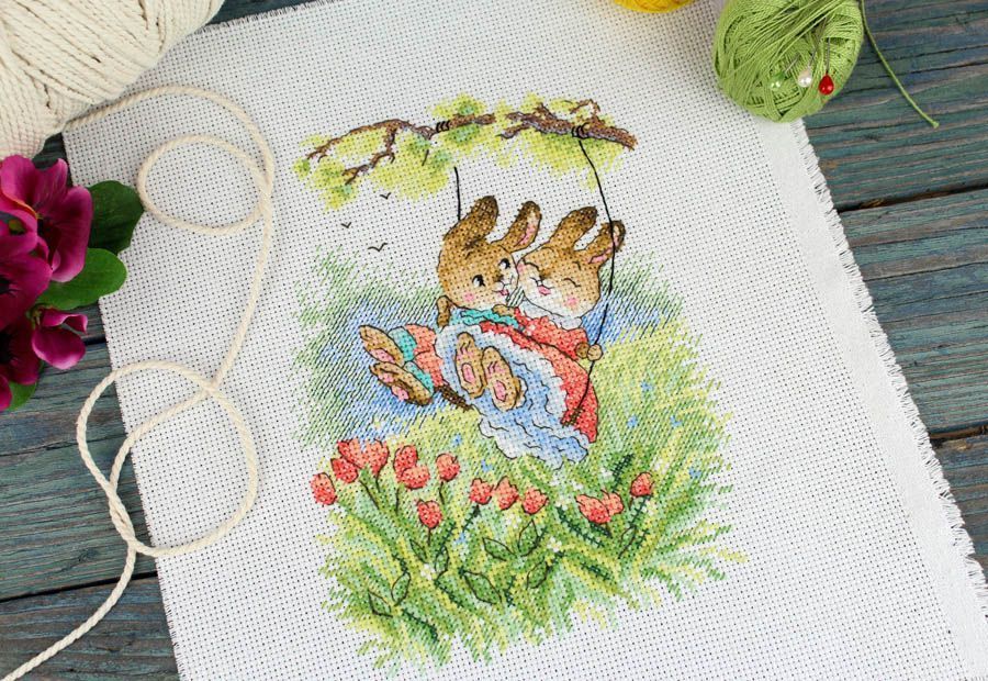 Cross stitch kit "Winged Swing" SM-765 MP Studia