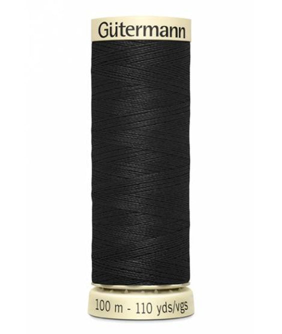 000 Black Threads Gütermann Sew-all 100m