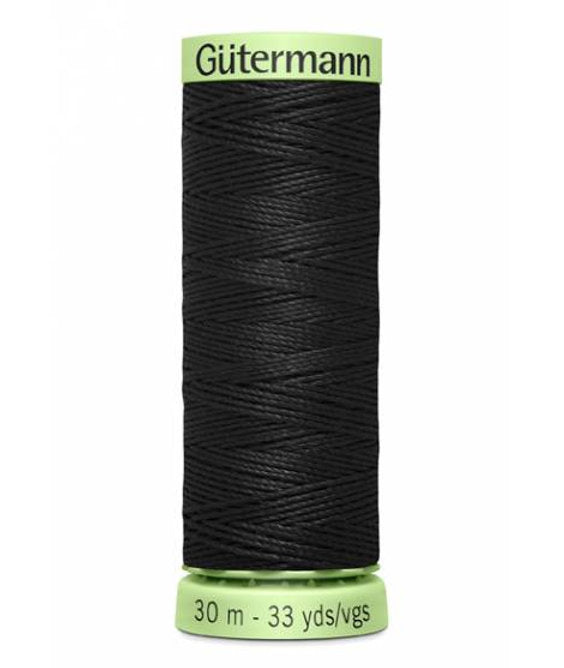 000 Black Threads Gütermann Twine 30m / Thickness 30