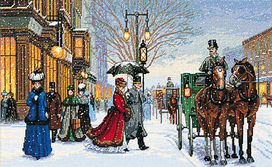 Victorian Street - 03821 Dimensions - Cross Stitch Kit