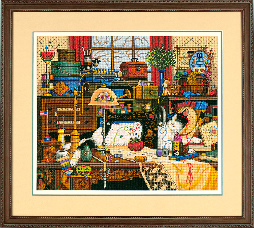 Maggie the Messmaker - 03884 Dimensions Gold - Cross Stitch Kit