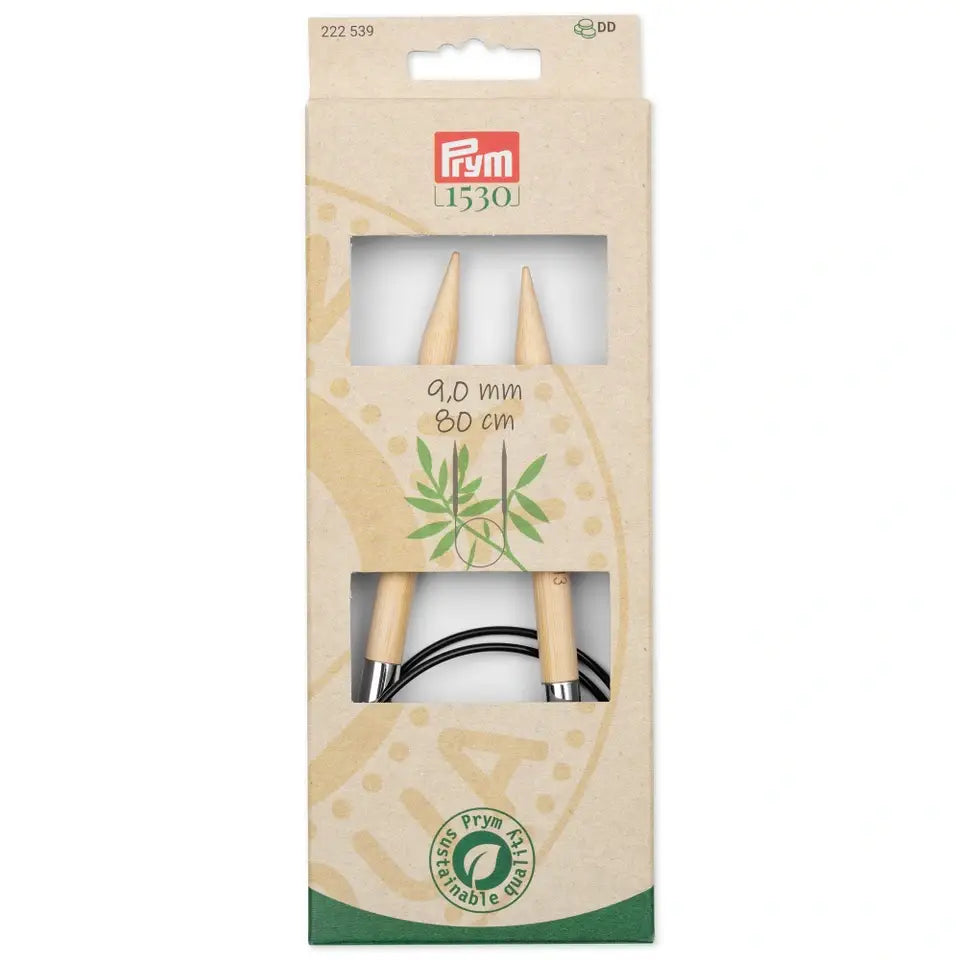 Prym 1530 Bamboo Circular Knitting Needles - Quality, Comfort and Sustainability