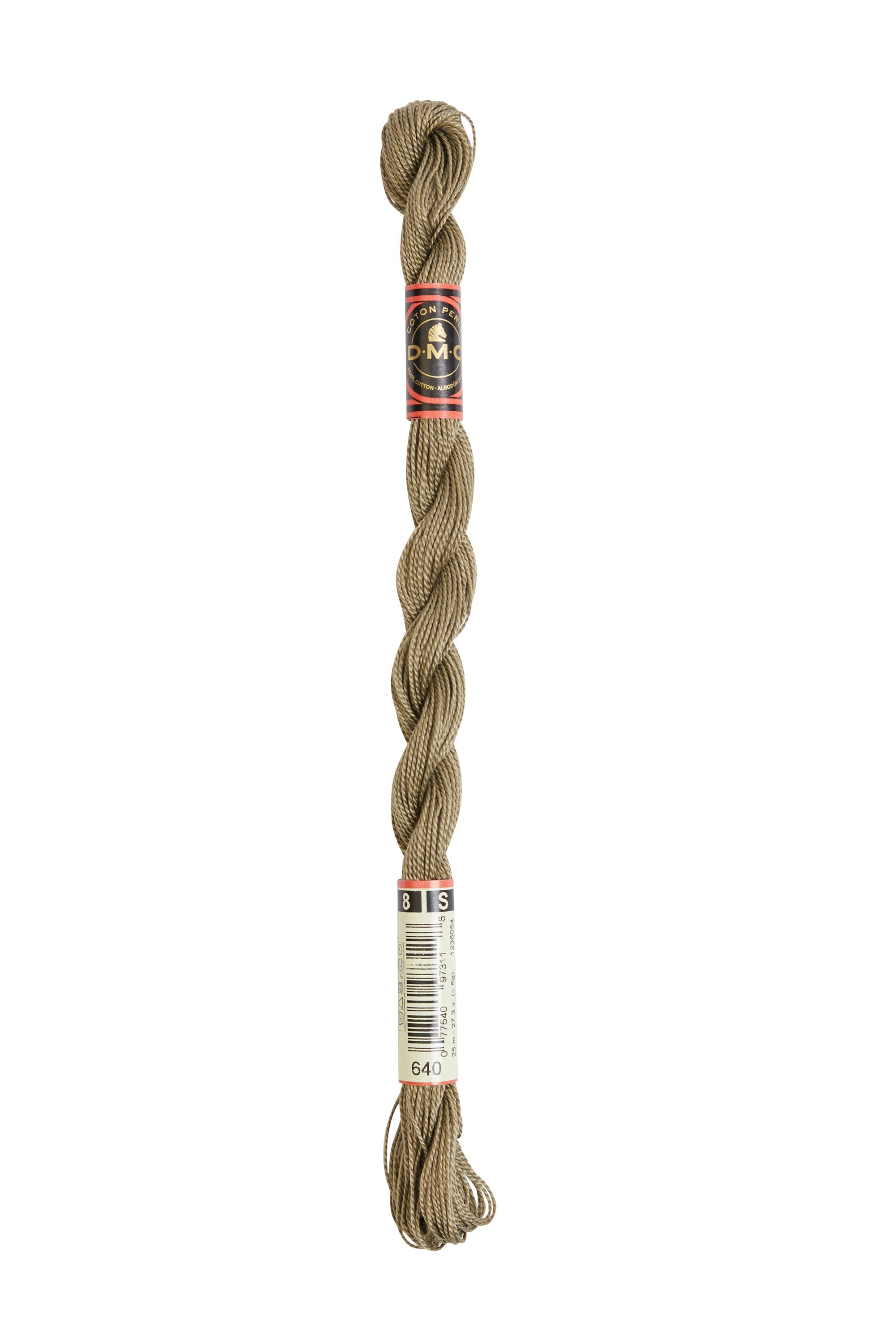 640 Madeja de PERLÉ SMALL DMC ALGODÓN Grosor - 8 25m para bordado Hardanger