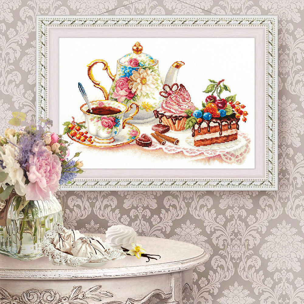 120-001 Pastries. Magic Needle Cross Stitch Kit