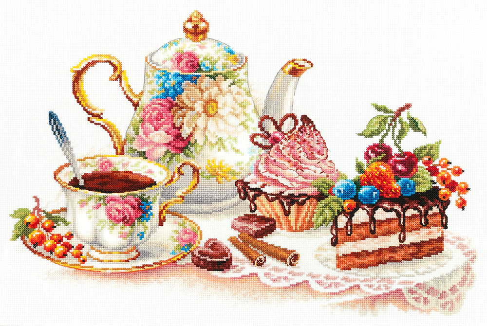 120-001 Pastries. Magic Needle Cross Stitch Kit