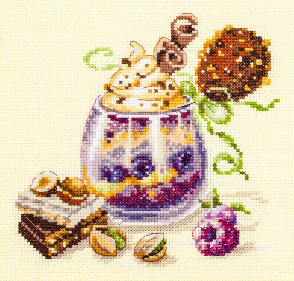 120-080 Chocolate Dessert. Magic Needle Cross Stitch Kit