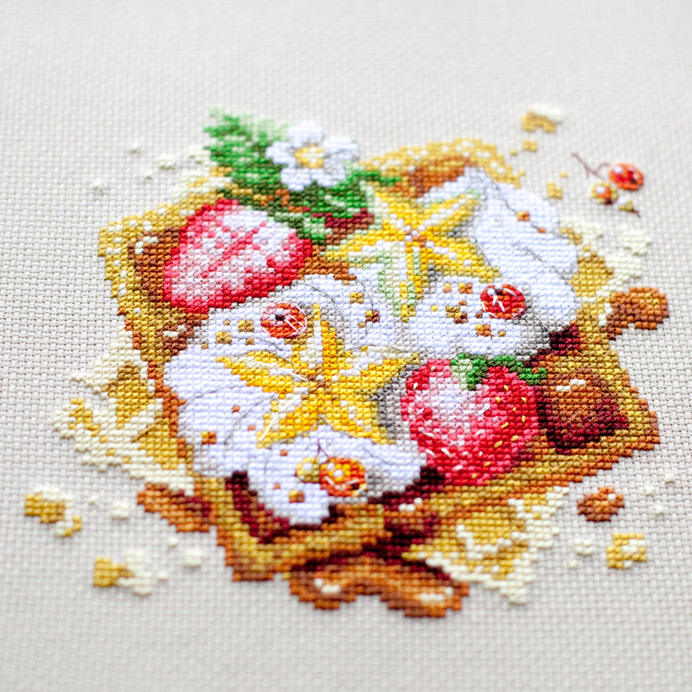 120-091 Viennese waffles. Magic Needle Cross Stitch Kit