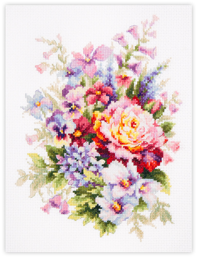 Cross Stitch Kit Summer Flowers - Magic Needle 210-311