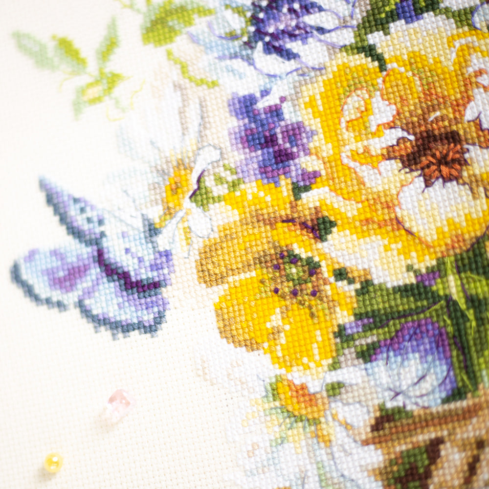 Magic Needle Cross Stitch Kit - Summer Basket, 210-502 