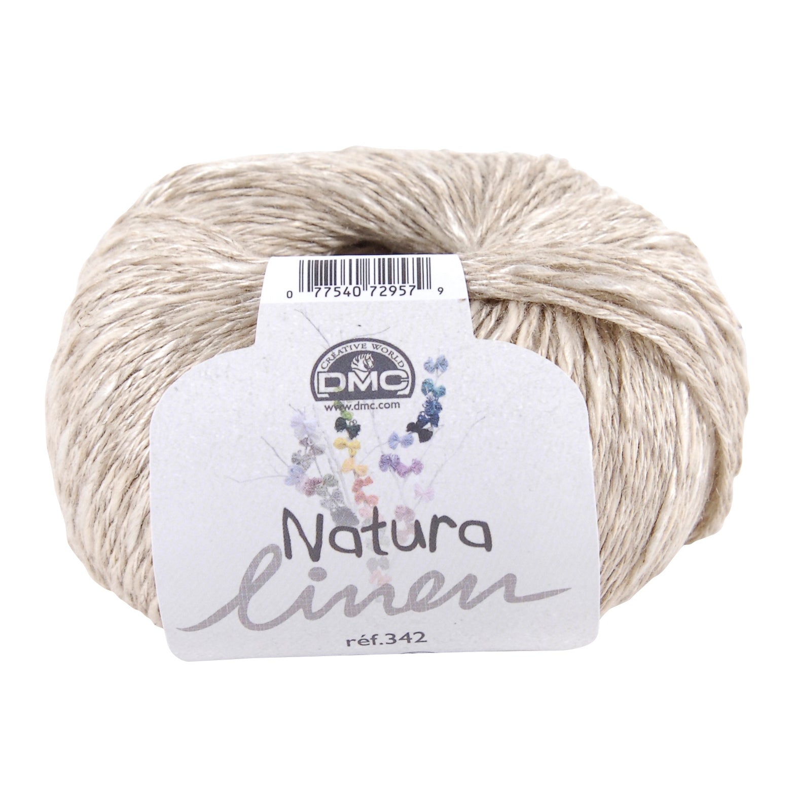 DMC Natura LINEN 342 Threads for Knitting and Crochet 50g