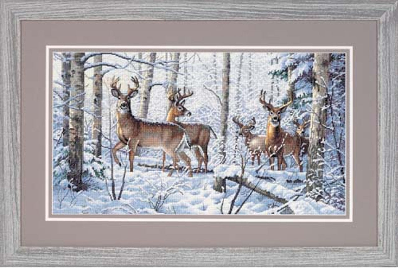 Woodland Winter - 35130 Dimensions - Cross Stitch Kit