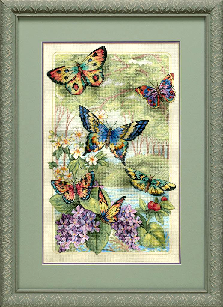 Butterfly Forest - 35223 Dimensions - Cross Stitch Kit