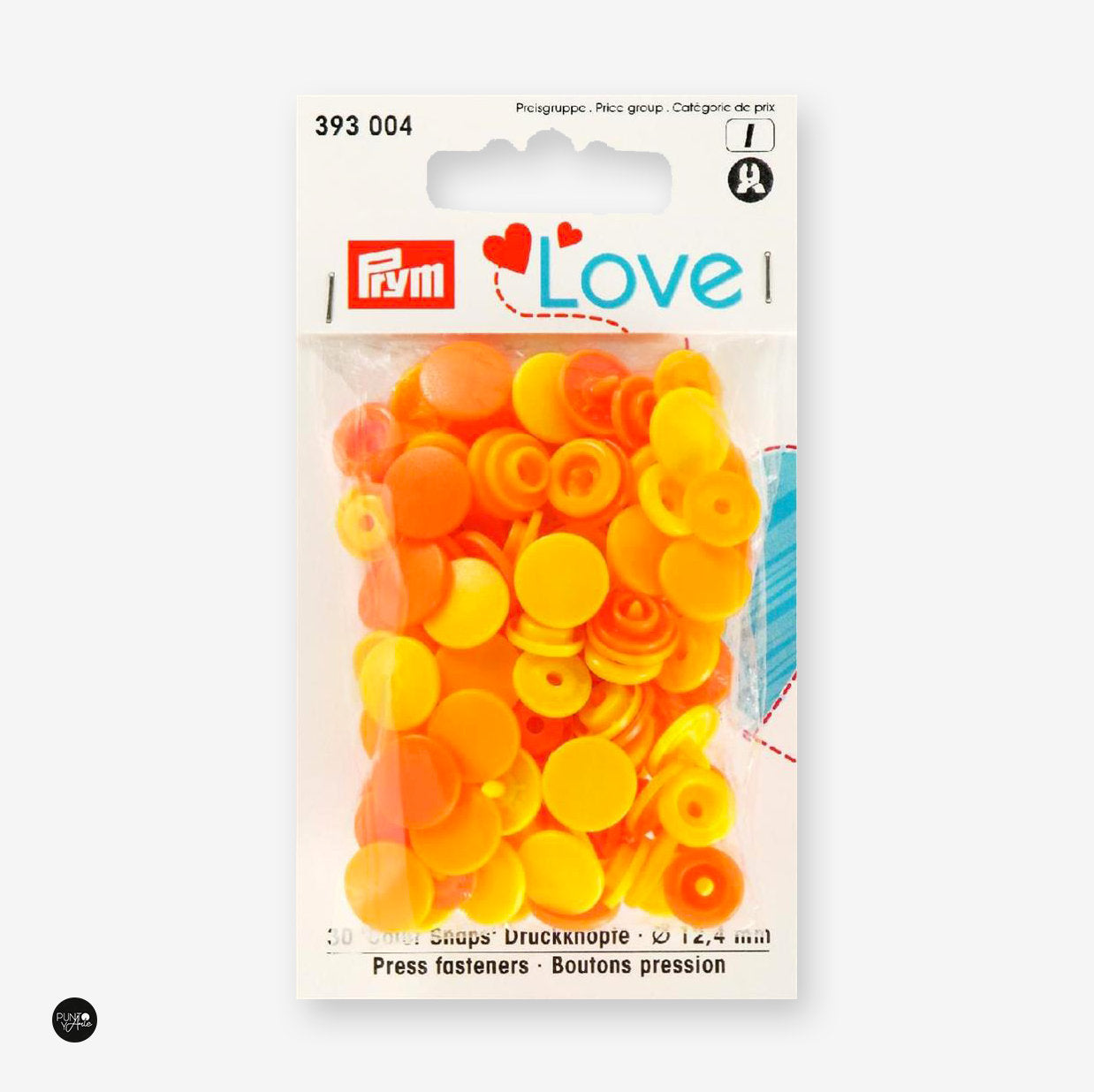 Press Buttons Or Snaps. Yellow 12.44 mm - Prym Love 393004