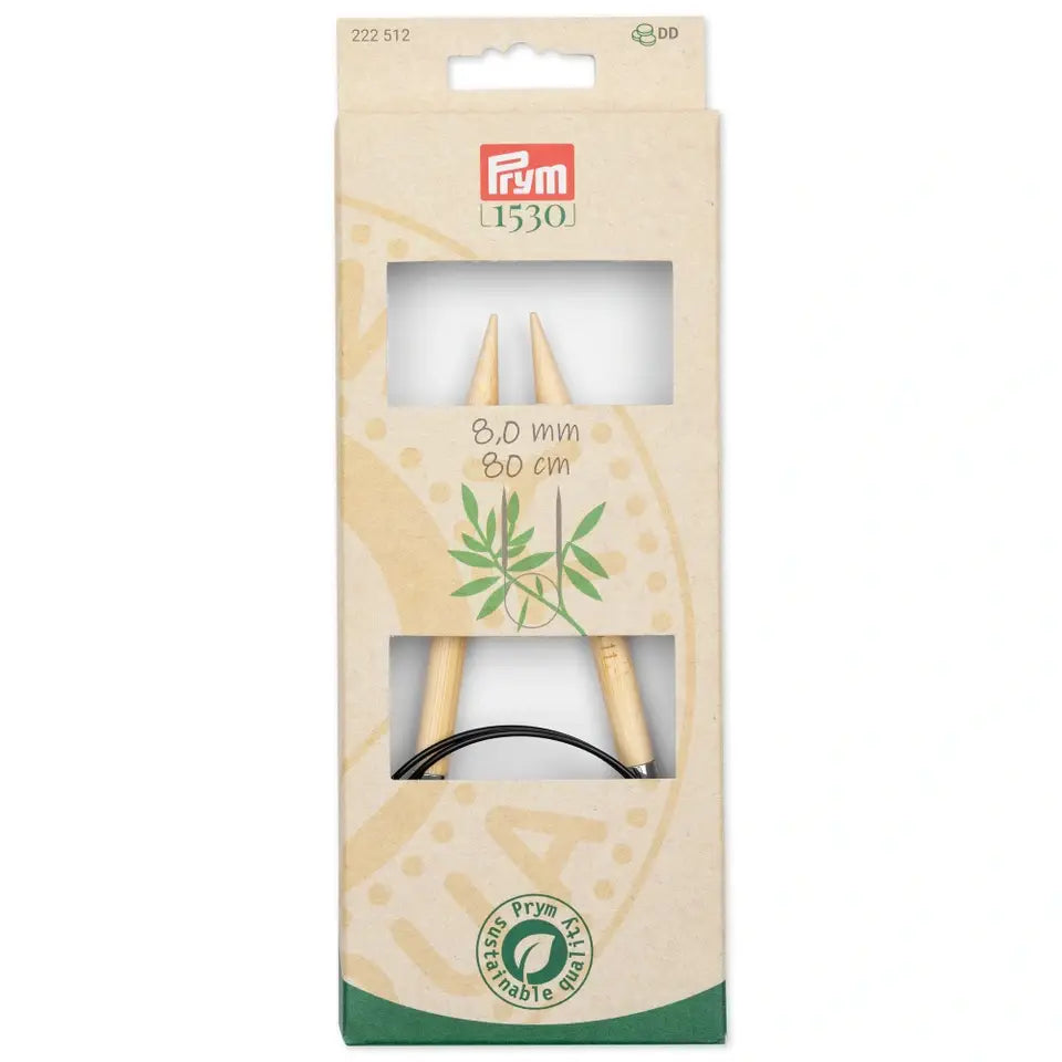 Prym 1530 Bamboo Circular Knitting Needles - Quality, Comfort and Sustainability