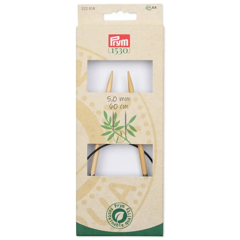 Prym 1530 Bamboo Circular Knitting Needles - Quality, Comfort and Sustainability