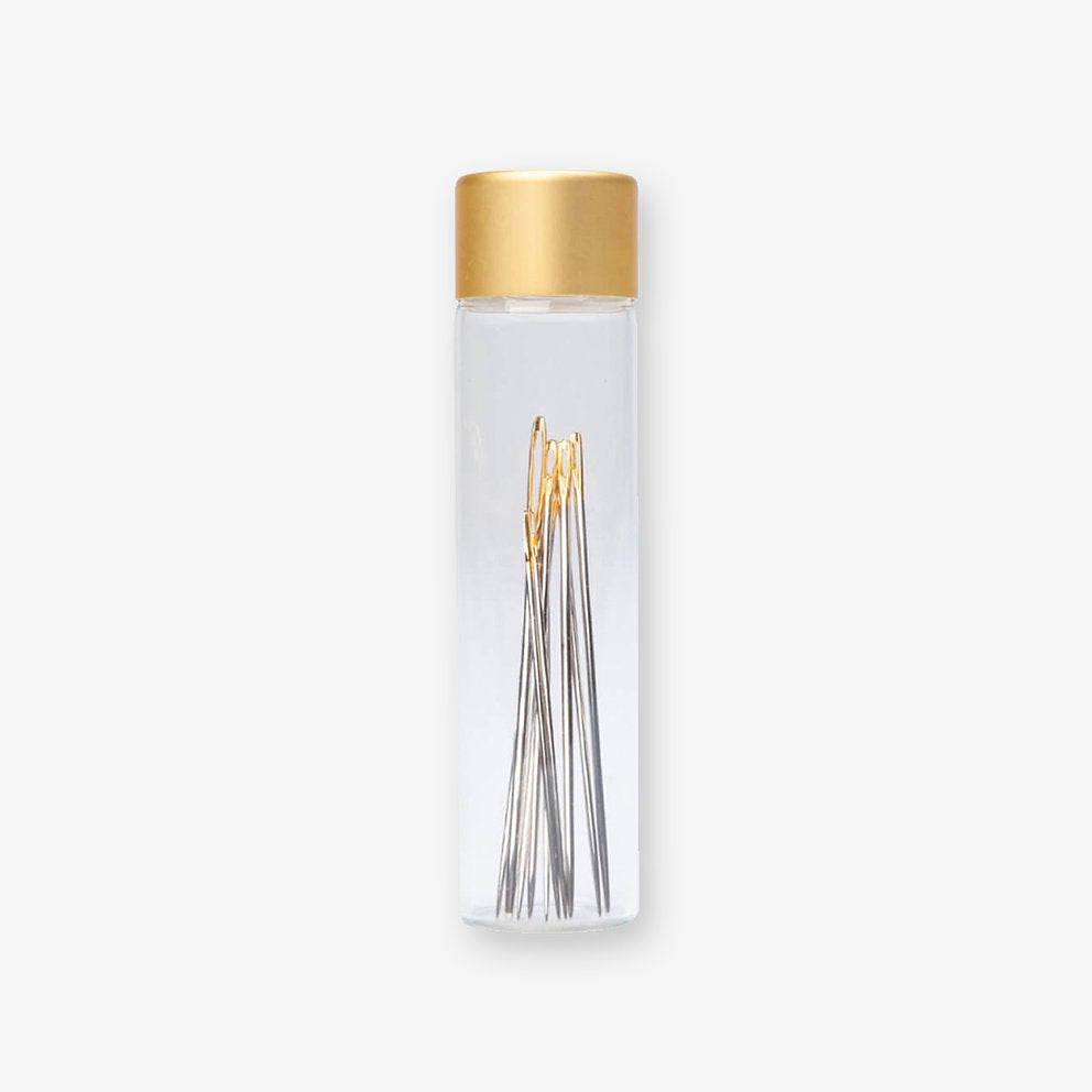 Nº 5, 7, 8, 19 Agujas de Coser Surtidas Ojo Dorado - Hemline Gold