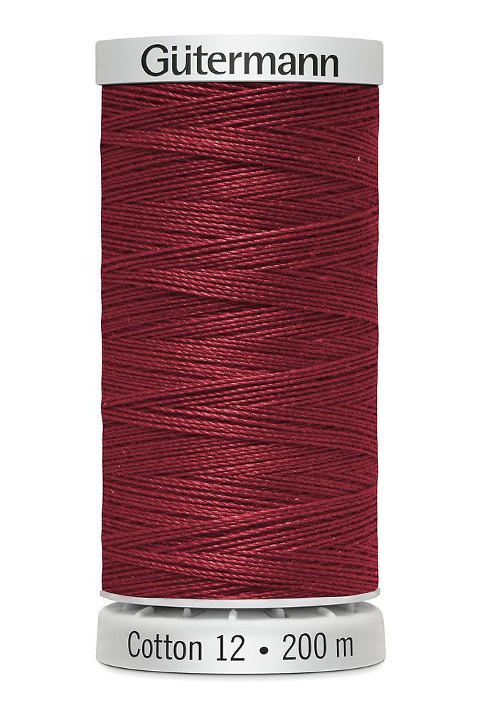 1035 Gütermann Cotton Thread for Machine Embroidery - Weight 12, 200 m