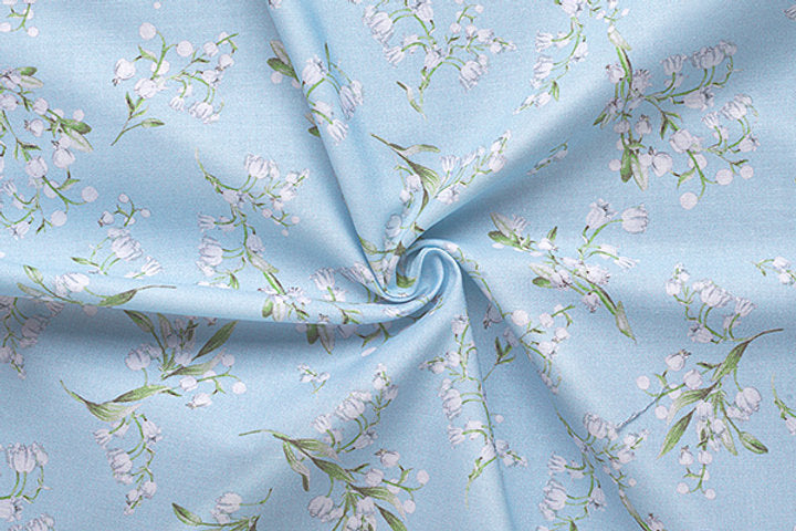 Gütermann Most Beautiful Cotton Fabric with Elegant Floral Motifs 647011/75