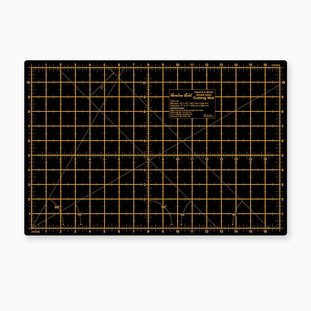 45 x 60 cm Double Sided Hemline Gold Cutting Mat: Protection and Precision for your Projects Gold 4091.HG
