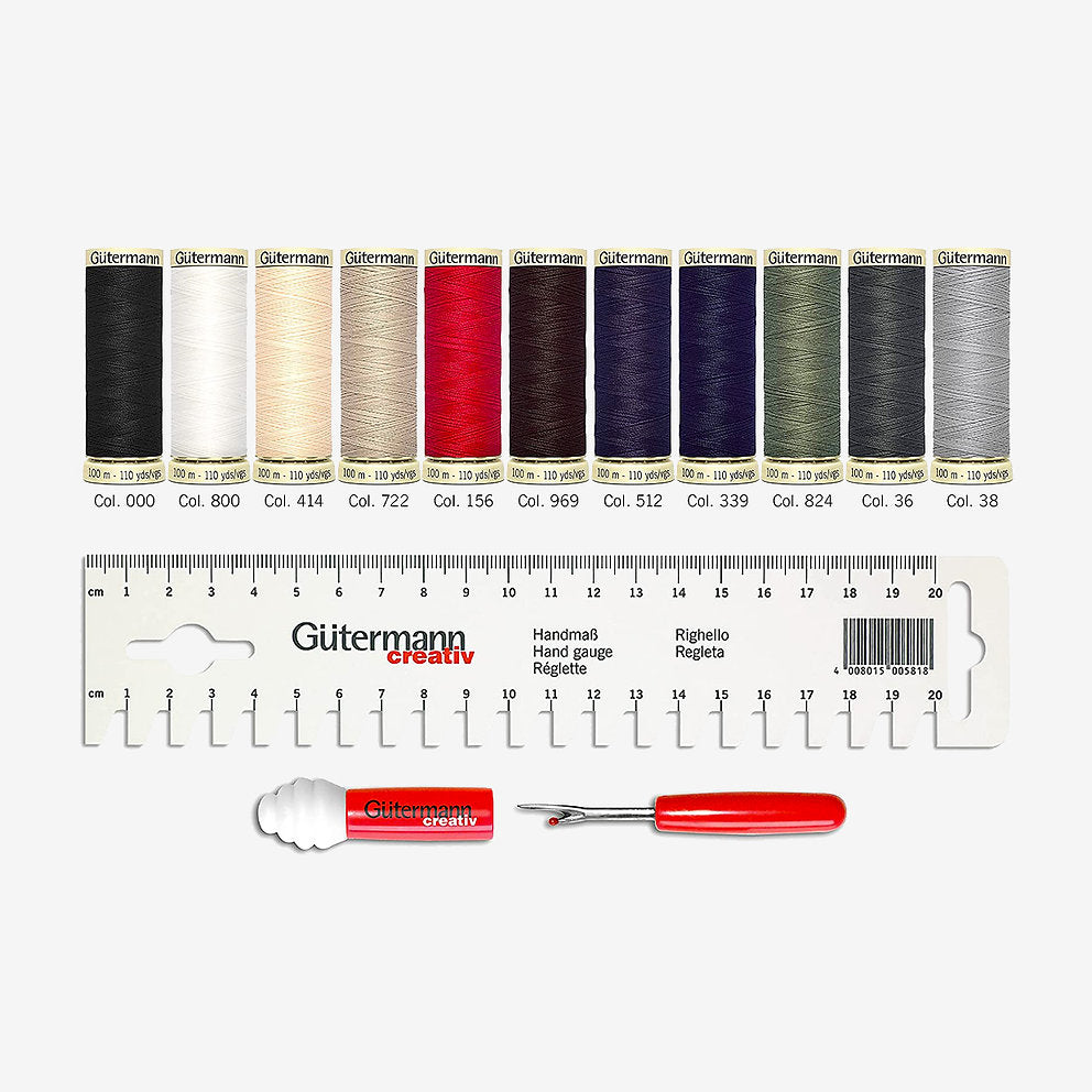 Sew-all Thread Set - Gütermann - 11 spools + accessories