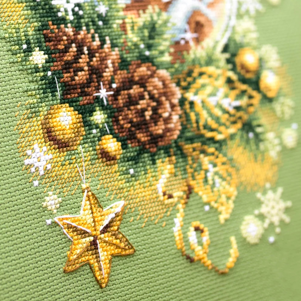 Magic Needle Christmas Light Cross Stitch Kit